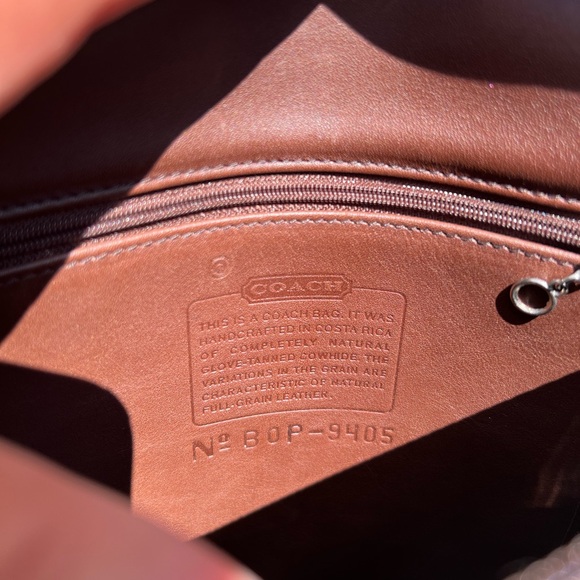 Vintage Coach Slim Backpack RARE #9405 - Picture 3 of 4